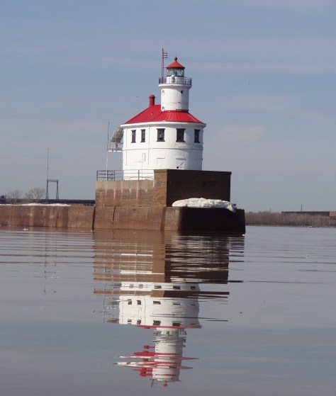 The lighthouse that guards the Superior Entry into Lake Superior.