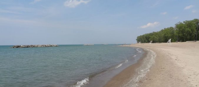 Presque Isle Beach in Erie, Penn.
