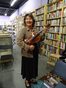 Judy, the vivacious violist.