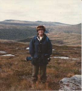 Me on the moors in Newfoundland, looking for caribou, circa 1986.