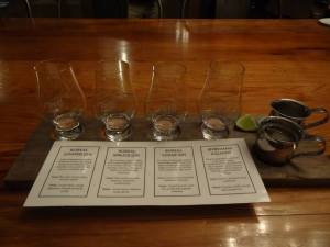 A flight of gin.