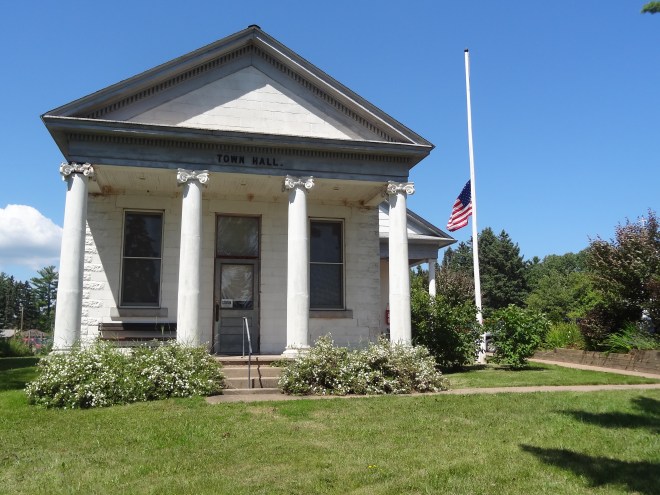 By now, I had fifteen minutes left to drive back to LaPointe. Once in town, I had time to snap photos of a few local landmarks before rejoining my coworker and heading for the ferry back to Bayfield.