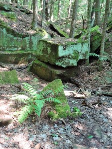 Brownstone quarry, Stockton Island.